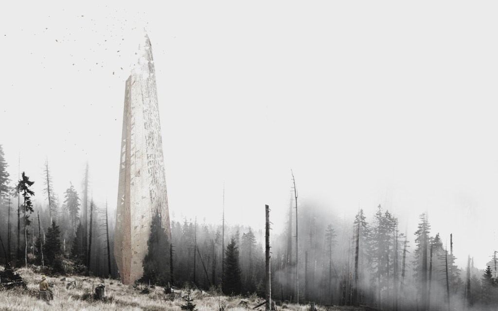 Alberto Roncelli Regenera Dissolving Skyscraper